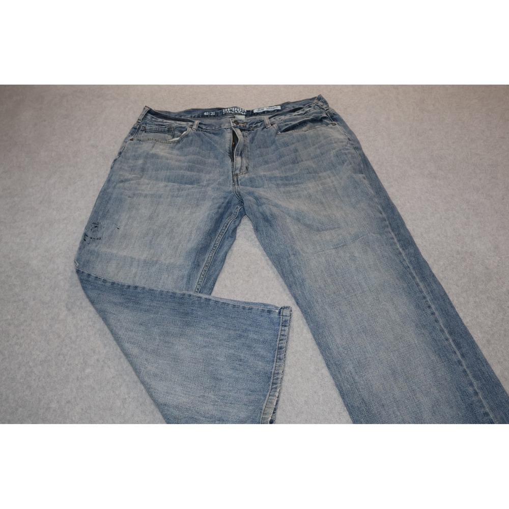 Urban Pipeline Jeans Men 40x30 Blue Loose Straight Denim Skater Y2K Cotton **